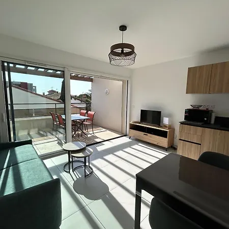 Moderne 40m², Climatisation, Parking, Proche - Fr-1-837-24 Argelès-sur-Mer